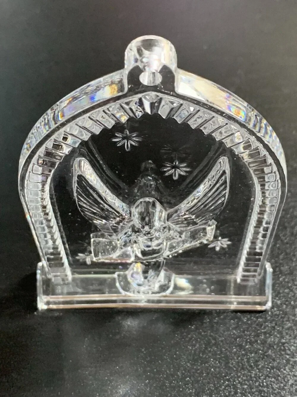 Waterford Crystal Christmas Ornament Nativity Angel 2008 #146654 Made in Ireland